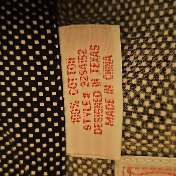 PANHANDLE SLIM Cowboy Core Monochrome Pin Dot Western Snap Shirt - Picture 8 of 9